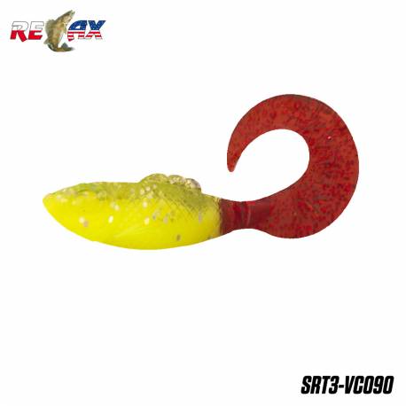 Naluci RELAX Super Fish Twister Tail 3'' TC, 7.5cm, culoare VC090, 10buc/plic