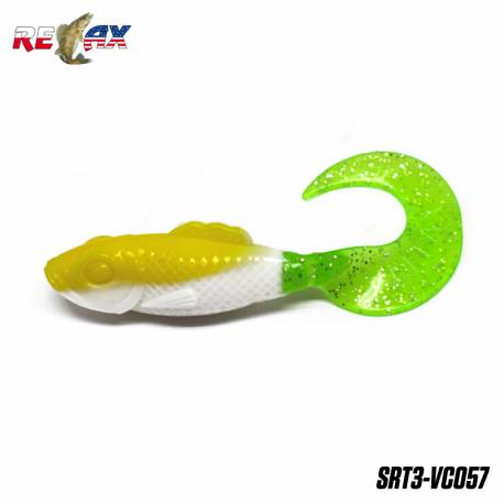 Naluci RELAX Super Fish Twister Tail 3'' TC, 7.5cm, culoare VC057, 10buc/plic