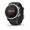 GR Fenix 6S Solar Silver/Black Band GPS