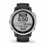 GR Fenix 6S Solar Silver/Black Band GPS