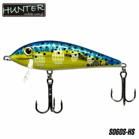 Vobler HUNTER Soul 5cm, 7g, Sinking, culoare Hot Steel