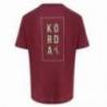 TRICOU KORDA LE LOYAL TEE BURGUNDY MAR.S