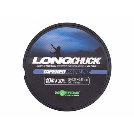 Fir monofilament KORDA LongChuck, 300m, 0.30-0.47mm, 12-30lbs, transparent