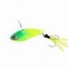 Cicada JACKALL Nanovib 3.0g, culoare Glow Chartreuse