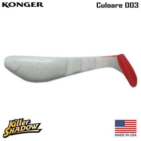 Shad KONGER Killer Shadow, 9cm, 7g, culoare 003 (4buc/plic)