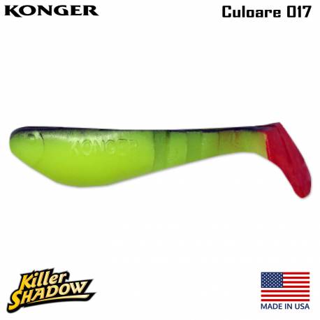 Shad KONGER Killer Shadow, 7.5cm, culoare 017 (5buc/plic)