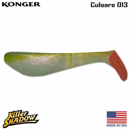 Shad KONGER Killer Shadow, 7.5cm, culoare 013 (5buc/plic)