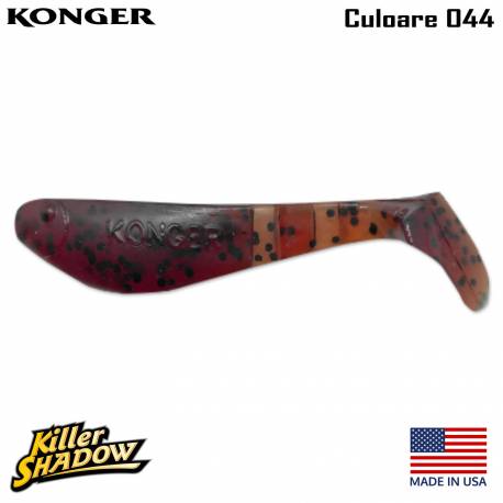 Shad KONGER Killer Shadow, 7.5cm, culoare 044 (5buc/plic)