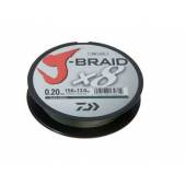 Fir textil DAIWA J-Braid x8 300m, 0.22mm, 17kg, verde