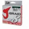 Fir textil DAIWA J-Braid x8 300m, 0.22mm, 17kg, verde