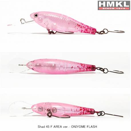 HMKL Shad 45 F -2.7g -Trout AREA, Oniyone Flash