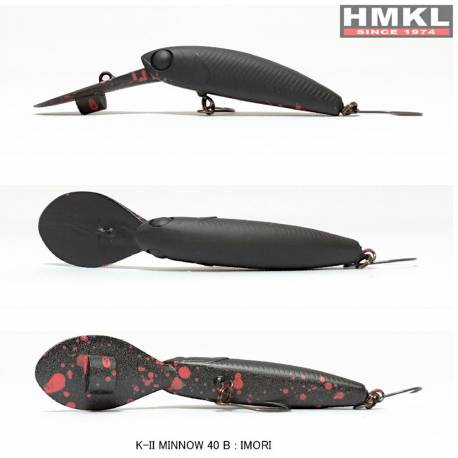 Vobler HMKL K-II Minnow 40 Bottom, 4cm,, 3.3g, culoare Imori