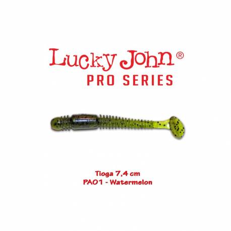 Naluci LUCKY JOHN Tioga 2.9'', 7.4cm, culoare PA01 Watermelon, 7buc/plic