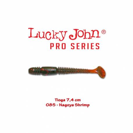 Naluci LUCKY JOHN Tioga 2.9'', 7.4cm, culoare 085 Motoroil, 7buc/plic