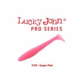 Naluci LUCKY JOHN Tioga Fat 4.5", culoare F05 Super Pink, 4buc/plic