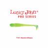 Shad LUCKY JOHN Tioga 3.4'', 8.6cm, culoare T18 Electric Minnow, 6buc/plic