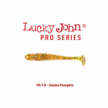 Shad LUCKY JOHN Tioga 3.4'', 8.6cm, culoare PA19 Osaka Pumpkin, 6buc/plic