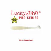 Shad LUCKY JOHN Tioga 3.4'', 8.6cm, culoare 033 Ocean Pearl, 6buc/plic