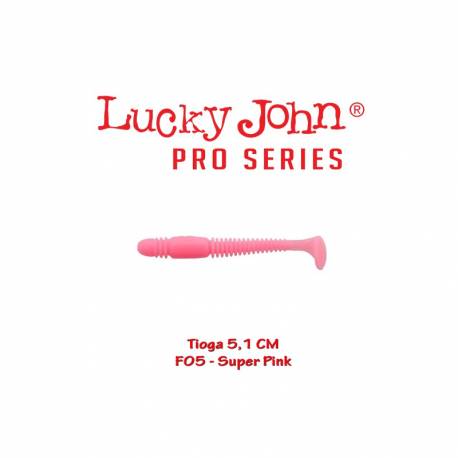 Shad LUCKY JOHN Tioga 2", 5.1cm, culoare F05, 10buc/plic