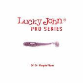 Shad LUCKY JOHN Tioga 2.4", 6.1cm, culoare S13 Purple Plum, 9buc/plic