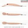 Vobler HMKL ZAGGER 50 F1 Bone, 5cm, 1.5g, culoare Gyoniku Sausage