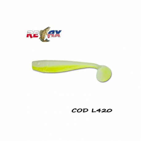 Naluci RELAX King Shad 7.5cm Laminated, culoare L420, 10buc/plic