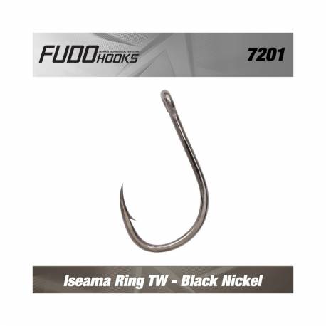 Carlige FUDO Iseama with Ring TW (ISTW-BN) nr.3/0, BN-Black Nickel, 7buc/plic