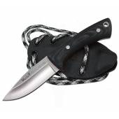 Cutit outdoor MUELA Peccary-8.M, lama 7cm, maner micarta negru, teaca piele