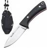 Cutit outdoor MUELA Peccary-8.M, lama 7cm, maner micarta negru, teaca piele