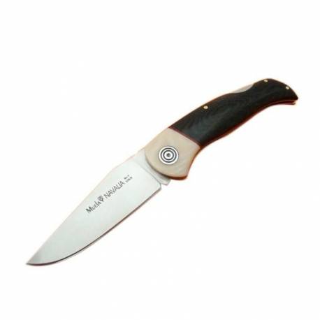 Briceag MUELA NAVALIA-10M.B, lama 10cm, maner micarta negru cu beige