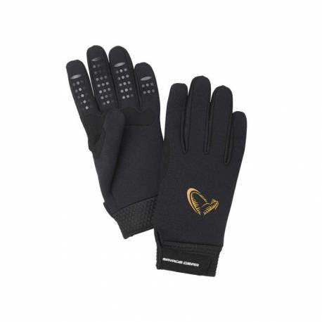 Manusi SAVAGE GEAR Neopren Stretch Black, marimea M