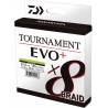 Fir textil DAIWA TOURNAMENT 8X Braid EVO+ Chartreuse, 0.26mm, 19.8kg, 135m