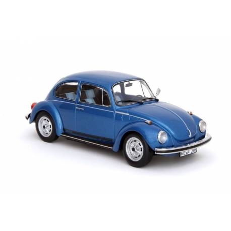 Macheta auto VOLKSWAGEN Beetle 1303 City (1973) 1:18 albastru metalizat