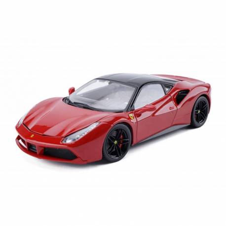 Macheta auto FERRARI 488 GTB Coupe (2015) 1:18 rosu-negru