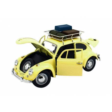 Macheta auto VOLKSWAGEN Beetle Camping (1967) 1:18 galben