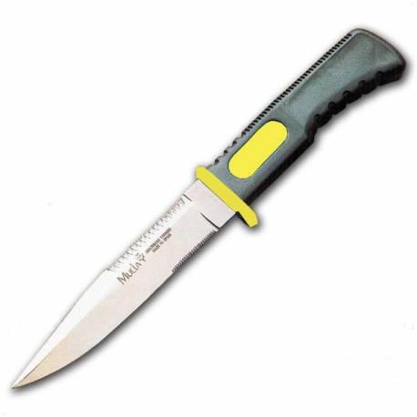 YELLOW 140 mm blade, diver knife, polymer handle MUELA SUB-14.5