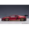 Macheta auto LAMBORGHINI Aventador Liberty Walk LB-Works (2018) 1:18 Hyper Red / Gold