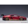 Macheta auto LAMBORGHINI Aventador Liberty Walk LB-Works (2018) 1:18 Hyper Red / Gold