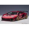 Macheta auto LAMBORGHINI Aventador Liberty Walk LB-Works (2018) 1:18 Hyper Red / Gold