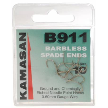 Carlige KAMASAN B911 Barbless, Nr.12, 10bucplic