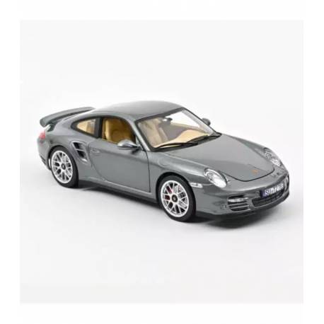 Macheta auto PORSCHE 911 Turbo (2010) 1:18 gri metalizat