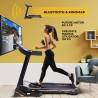 Banda de alergare TECHFIT MT350, 12 programe antrenament, 2CP, max 120 Kg, Bluetooth&APP