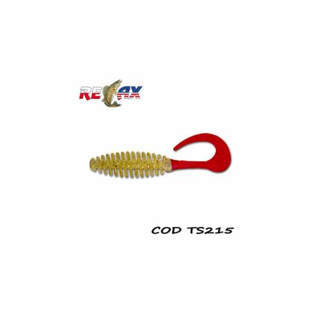 Grub RELAX Turbo Twister Standard 6.5cm, culoare TS215, 5buc/blister