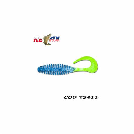 Grub RELAX Turbo Twister Standard 6.5cm, culoare TS411, 5buc/blister