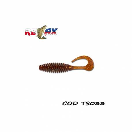 Grub RELAX Turbo Twister Standard 6.5cm, culoare TS033, 5buc/blister