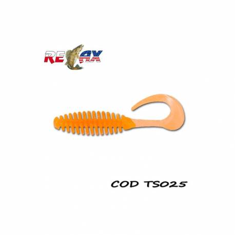 Grub RELAX Turbo Twister Standard 6.5cm, culoare TS025, 5buc/blister