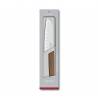 Cutit Santoku VICTORINOX Swiss Modern, lama 17cm, maner din lemn, Gift Box