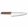 Cutit pentru transat VICTORINOX Swiss Modern Carving Knife, Extra Wide, 20cm, Walnut, Gift Box