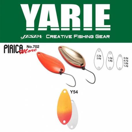 Lingurita osclinata YARIE 702 Pirica More 1.8g, culoare Y54 Orange/Red