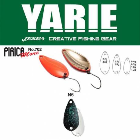 Lingurita oscilanta YARIE 702 Pirica More 2.2g, culoare N6 Hororin Panda